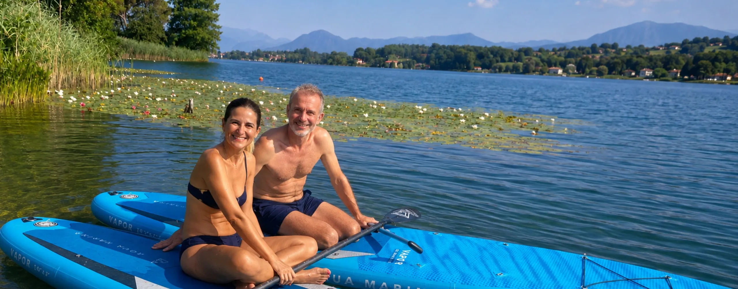 Lezione di Stand Up Paddle sul Lago di Monate | Pollo Lake Experience