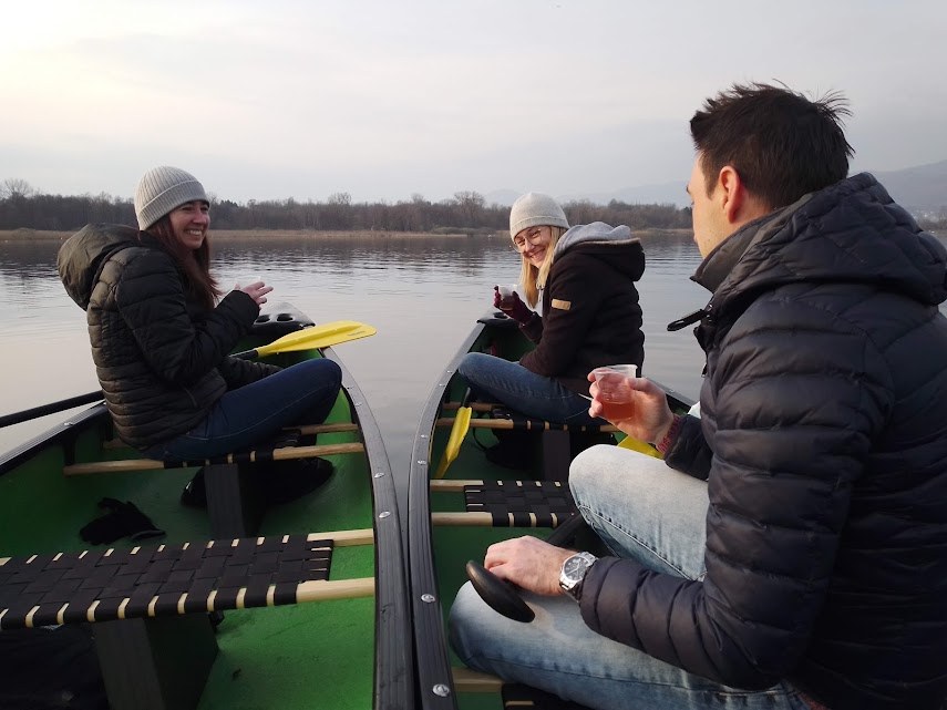 Canoa Lago di Varese in Autunno, Inverno e Primavera
